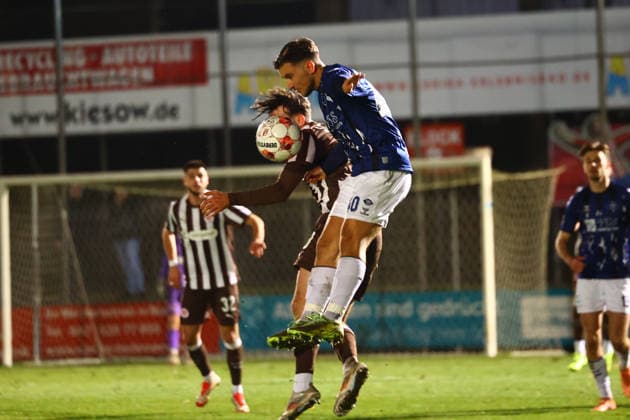 Soccer I Men I Season 2025 2026 I Regionalliga Nord I 13 Matchday I FC St Pauli II VFB Oldenburg I 02 12 2025 Loius Hajdanaj 40, VFB Oldenburg Norderstedt Edmund Plambeck Stadion Schleswig Holstein Germany Copyright: xLobeca RalfxHomburgx