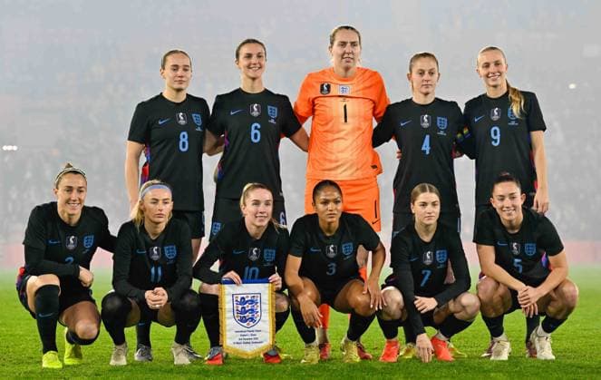 England Women v Ghana Women International Friendly, Länderspiel, Nationalmannschaft England Women team photo against Ghana Women during the International Friendly match at the St Mary s Stadium, Southampton 02 12 2025 UK Newspapers OUT Copyright: xPaulxBlakex FIL-22586-0010