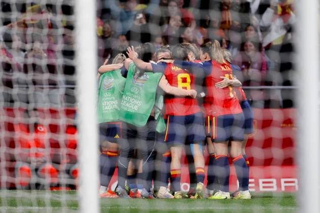 UEFA Women Nations League Final soccer match Spain vs Germany at Riyadh Air Metropolitano stadium in Madrid, Spain. 02 December 2025 900 Cordon Press  900 CordonxPress LOF - UEFA Women Nations League Final Spain vs Germany