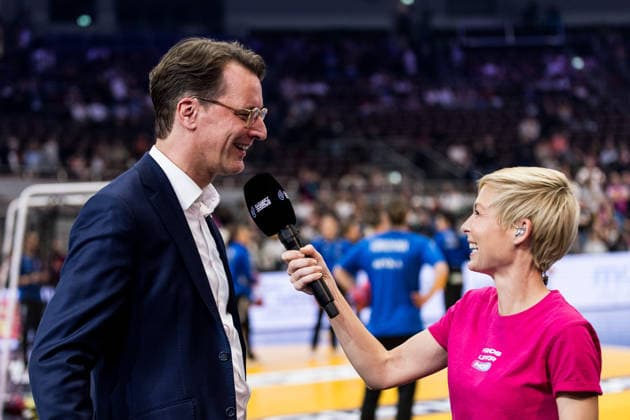 DORTMUND, GERMANY - DECEMBER 2: Prime Minister of North Rhine Westphalia Hendrik Wuest before the 27th IHF Women’s World Handball Championship match between Germany vs. Faroe Islands at Westfalenhalle on matchday 1 of the main round of the 27th IHF Women’s World Handball Championship on December 2, 2025 in Dortmund, Germany. North Rhine Westphalia Germany Copyright: xBEAUTIFULxSPORTS Wunderlx