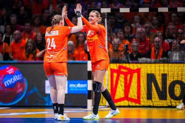 ROTTERDAM , 02-12-2025 , Rotterdam Ahoy , Womens World Championship, WM, Weltmeisterschaft Handball 2025 , match between Netherlands and Austria , picture shows Netherlands player Kelly Dulfer Netherlands - Austria (women)  x32315034x Copyright: