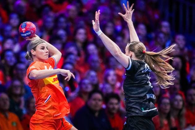 ROTTERDAM , 02-12-2025 , Rotterdam Ahoy , Womens World Championship, WM, Weltmeisterschaft Handball 2025 , match between Netherlands and Austria , picture shows Netherlands player Angela Malestein Netherlands - Austria (women)  x32315127x Copyright: