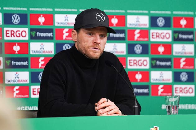 Germany DFB Pokal 2025 26, Round of 16 Borussia Mönchengladbach vs FC St Pauli 02 12 2025 Borussia Park Mönchengladbach, Nord Rhein Westfalen Eugen Polanski Head Coach, Borussia Mönchengladbach Press Conference Copyright: xCelinaxLeiersx