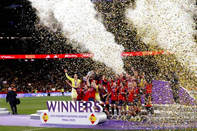UEFA Women Nations League Final soccer match Spain vs Germany at Riyadh Air Metropolitano stadium in Madrid, Spain. 02 December 2025 900 Cordon Press  900 CordonxPress LOF - UEFA Women Nations League Final Spain vs Germany