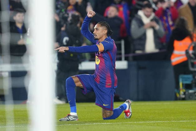 during the La Liga EA Sports match between FC Barcelona, Barca and Atletico de Madrid played at Spotify Camp Nou Stadium on December 2 2025 in Barcelona, Spain. (Photo by Sergio Ruiz Imago) Copyright: xSergioxRuizx xImagox