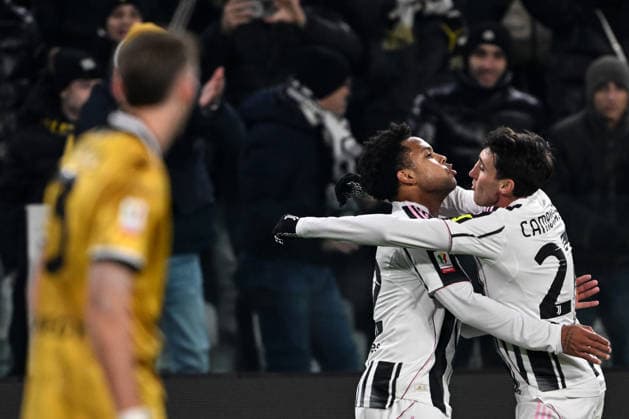 Cm Torino 02 12 2025 - Coppa Italia Juventus-Udinese foto Cristiano Mazzi Image nella foto: Weston McKennie-Andrea Cambiaso 