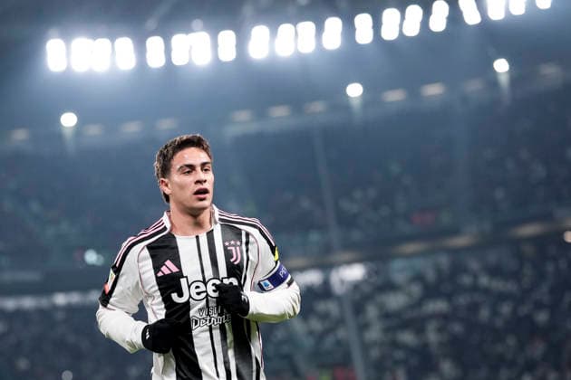JuventusÕs Kenan Yildiz during the round of 16 Frecciarossa Italian Cup 2025 2026 soccer match between Juventus Fc and Udinese at Juventus Stadium in Turin, North Italy , December 2, 2025. - Soccer  Copyright: xFabioxFerrari LaPressex