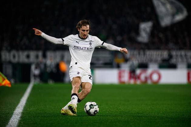 MOENCHENGLADBACH, GERMANY - 2 DECEMBER, 2025: Rocco Reitz - The DFB Pokal, German Cup, match Borussia vs St.Pauli at Borussia Park.  Copyright: xVitaliixKliuievx