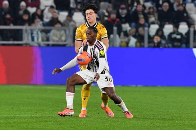Foto IPP Massimo Rana Torino 02-12-2025 Calcio Coppa Italia 2025 2026 Juventus-Udinese nella foto jonathan david Italy Photo Press - World Copyright italy ITALY  Copyright: xR4924_italyphotopressx