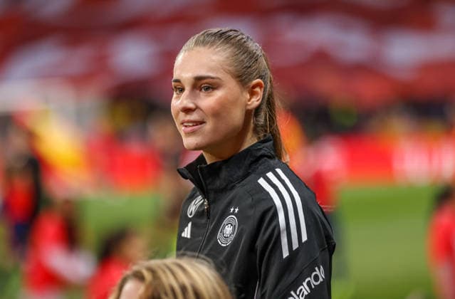 ESP, Madrid, Spain vs Germany, international match, football, UEFA, 2025 2026 season, Womens Nations League, Riyadh Air Metropolitano, final in picture Jule Brand Germany 22 DFB DFL REGULATIONS PROHIBIT ANY USE OF PHOTOGRAPHS AS IMAGE SEQUENCES AND OR QUASI VIDEO, 02 12 2025 Copyright: HMBxMedia HendrikxHamelau