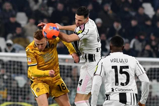 Foto IPP Massimo Rana Torino 02-12-2025 Calcio Coppa Italia 2025 2026 Juventus-Udinese nella foto federico gatti Italy Photo Press - World Copyright italy ITALY  Copyright: xR4924_italyphotopressx