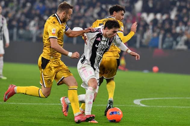 Foto IPP Massimo Rana Torino 02-12-2025 Calcio Coppa Italia 2025 2026 Juventus-Udinese nella foto fabio miretti Italy Photo Press - World Copyright italy ITALY  Copyright: xR4924_italyphotopressx