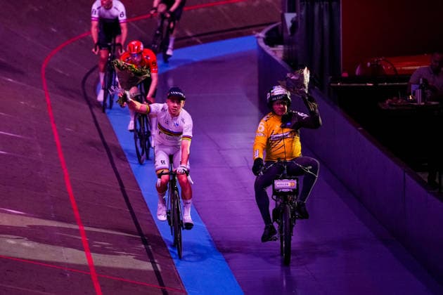 First day of the Wieler zesdaagse Rotterdam - Fabio van den Bossche during the WielerZesdaagse Rotterdam at Ahoy Rotterdam on 2 December 2025 in Rotterdam, Netherlands. (Parallax Pictures Nick Koole) Copyright: xNickxKoolex