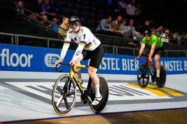 First day of the Wieler zesdaagse Rotterdam - Harrie Lavreysen during the WielerZesdaagse Rotterdam at Ahoy Rotterdam on 2 December 2025 in Rotterdam, Netherlands. (Parallax Pictures Nick Koole) Copyright: xNickxKoolex