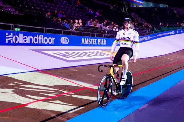 First day of the Wieler zesdaagse Rotterdam - Harrie Lavreysen during the WielerZesdaagse Rotterdam at Ahoy Rotterdam on 2 December 2025 in Rotterdam, Netherlands. (Parallax Pictures Nick Koole) Copyright: xNickxKoolex
