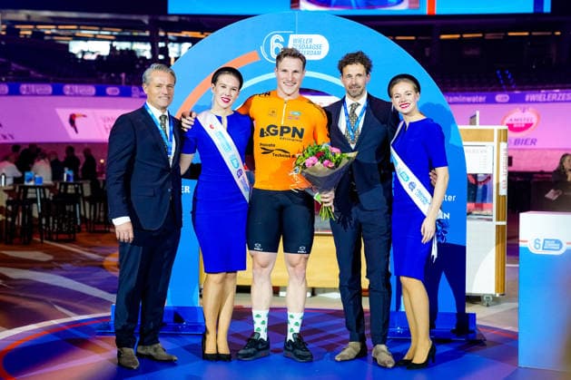 First day of the Wieler zesdaagse Rotterdam - Michael Zijlaard, Jeffrey Hoogland, Peter Schep during the WielerZesdaagse Rotterdam at Ahoy Rotterdam on 2 December 2025 in Rotterdam, Netherlands. (Parallax Pictures Nick Koole) Copyright: xNickxKoolex