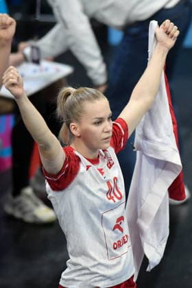 2025.12.02 s-Hertogenbosch pilka reczna kobiet Mistrzostwa Swiata Francja - Polska N z Daria Michalak Foto Lukasz Laskowski PressFocus 2025.12.02 s-Hertogenbosch IHF WomenÕs Handball World Championship, WM, Weltmeisterschaft France v Poland Daria Michalak Credit: Lukasz Laskowski PressFocus NEWSPIX.PL --- newspix.pl POLAND OUT! 