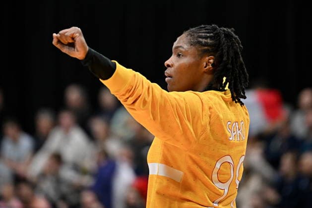 2025.12.02 s-Hertogenbosch pilka reczna kobiet Mistrzostwa Swiata Francja - Polska N z Hatadou Sako Foto Lukasz Laskowski PressFocus 2025.12.02 s-Hertogenbosch IHF WomenÕs Handball World Championship, WM, Weltmeisterschaft France v Poland Hatadou Sako Credit: Lukasz Laskowski PressFocus NEWSPIX.PL --- newspix.pl POLAND OUT! 