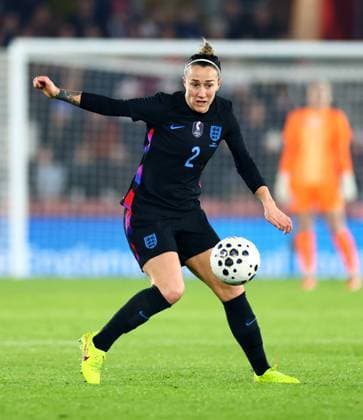 Lucy Bronze of England. England Women v Ghana Women, International Friendly, Länderspiel, Nationalmannschaft Football, St Mary s Stadium, Southampton, UK - 02 Dec 2025Southampton St Mary s Stadium United Kingdom EDITORIAL USE ONLY No use with unauthorised audio, video, data, fixture lists, club league logos or live services. Online in-match use limited to 120 images, no video emulation. No use in betting, games or single club league player publications.  Copyright: xJamesxMarsh Shutterstockx 16005561bg