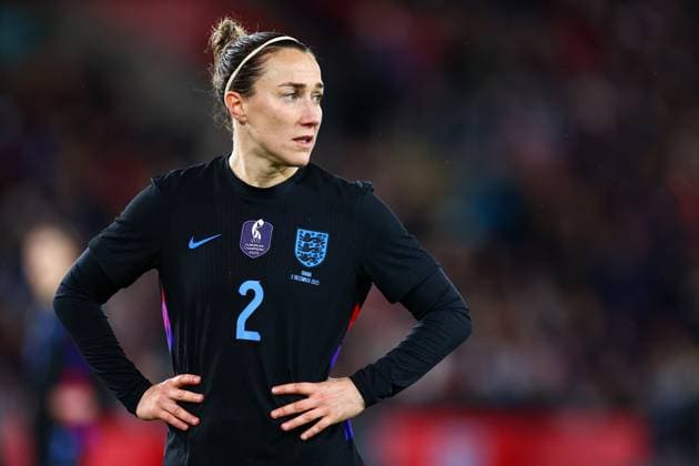 Lucy Bronze of England. England Women v Ghana Women, International Friendly, Länderspiel, Nationalmannschaft Football, St Mary s Stadium, Southampton, UK - 02 Dec 2025Southampton St Mary s Stadium United Kingdom EDITORIAL USE ONLY No use with unauthorised audio, video, data, fixture lists, club league logos or live services. Online in-match use limited to 120 images, no video emulation. No use in betting, games or single club league player publications. Copyright: xJamesxMarsh Shutterstockx 16005561cg