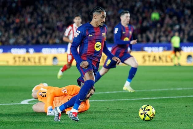 Raphinha (Barcelona), DECEMBER 2, 2025 - Football Soccer : Spanish La Liga EA Sports match between FC Barcelona, Barca 3-1 Atletico de Madrid at Spotify Camp Nou in Barcelona, Spain. Noxthirdxpartyxsales  aflo_312305154