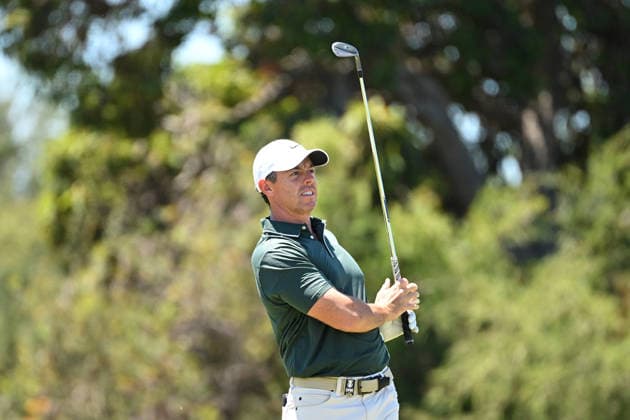 AUSTRALIAN OPEN GOLF PRO AM, Northern Ireland s Rory McIlroy plays a shot during the Pro-Am round ahead of the Australian Open at the Royal Melbourne Golf Club in Melbourne, Wednesday, December 3, 2025. ( NO ARCHIVING MELBOURNE VICTORIA AUSTRALIA Royal Melbourne Golf Club  Copyright: xJAMESxROSSx 20251203138472558037