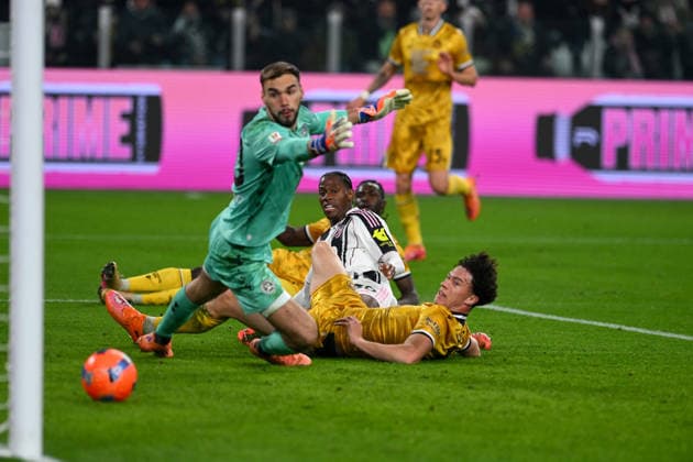 CALCIO - Coppa Italia - Juventus FC vs Udinese Calcio Jonathan David of Juventus FC scores a goal during Coppa Italia 2025 26 match between Juventus FC and of Udinese Calcio at Allianz Stadium on December 02, 2025 in Turin, Italy - ph Giuliano Marchisciano Turin Italy  Copyright: xIPAxSport ABACAx