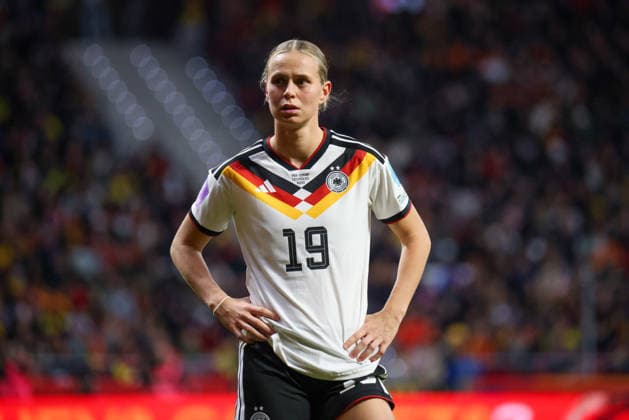 Madrid, Germany 02 December 2025 UEFA Nations League Women Final Second Round 2025 Spain vs Germany In the picture Klara Bühl Buehl Germany Riyadh Air Metropolitano Copyright: xFotostandx xFantinix