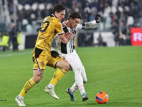 Juventus FC v Udinese Calcio - Coppa Italia Kenan Yildiz participates in the Coppa Italia-Frecciarossa 2025-2026 match between Juventus and Udinese in Torino, Italy, on December 2, 2025. Torino Italy  Copyright: xLorisxRosellix originalFilename:roselli-juventus251202_npTB2.jpg