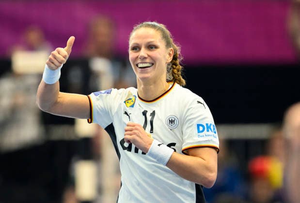 Jubel Xenia Smits GER Handball World Championship 2025, Main Round 1 Matchday, Germany GER Faeroeer FRO 36 26, on 02 12 2025 in Dortmund Germany Womens Handball World Championship from 26 11 14 12 2025 in Germany Netherlands Â