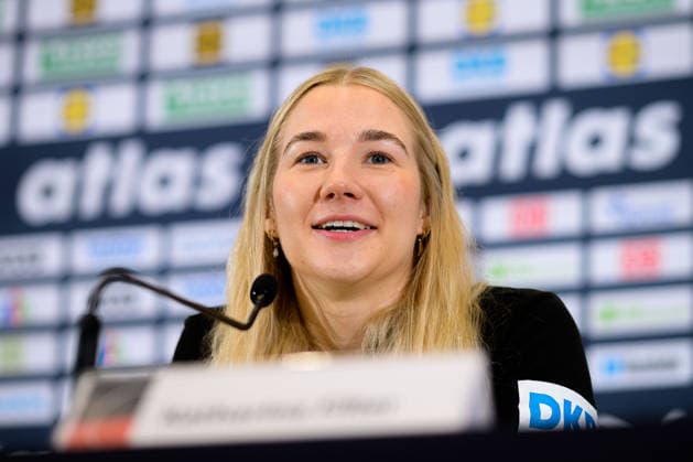 Handball, Womens World Championship, Main Round Group 2 Germany Press Conference Goalkeeper Katharina Filter Germany Dortmund North Rhine-Westphalia Germany