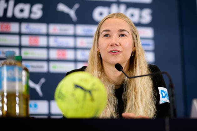 Handball, Womens World Championship, Main Round Group 2 Germany Press Conference Goalkeeper Katharina Filter Germany Dortmund North Rhine-Westphalia Germany
