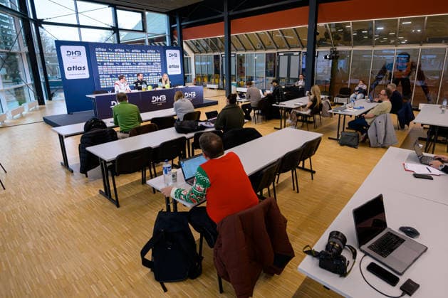 Handball, Womens World Championship, Main Round Group 2 Germany Press Conference Overview Press Conference Dortmund North Rhine-Westphalia Germany