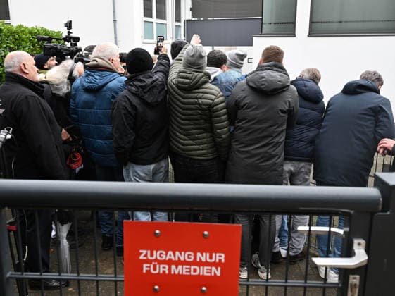 03 12 2025, xophax, Soccer 1 Bundesliga Season 2025 2026 1 FC Köln ,Training Mixzone , Said El Mala , Journalists Cologne
