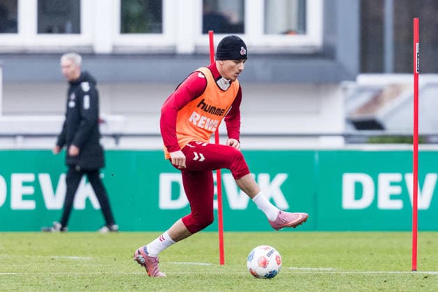 1 Soccer Bundesliga training 1 FC Cologne 03 12 2025 Said El Mala 1 FC Cologne, 13 on the ball 1 Soccer Bundesliga training 1 FC Cologne Geissbockheim, 03 12 2025 Copyright: xBEAUTIFULxSPORTS Wunderlx