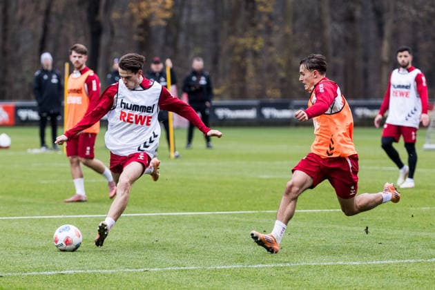 1 Soccer Bundesliga training 1 FC Köln 03 12 2025 duel Jakub Kaminski 1 FC Köln, 16 1 Soccer Bundesliga training 1 FC Köln Geissbockheim, 03 12 2025 Copyright: xBEAUTIFULxSPORTS Wunderlx