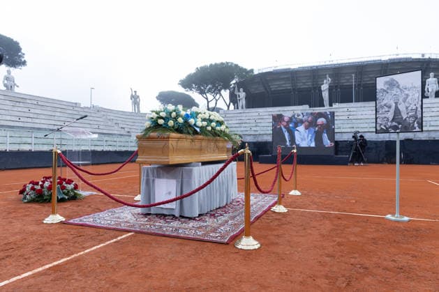 Nicola Pietrangeli s funeral chapel inside the tennis stadium named after him at the Foro Italico in Rome.  Copyright: xMatteoxNardonex xipa-agency.netx xMatteoxNardonex IPA_Agency_IPA68674237