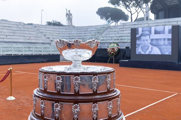 Nicola Pietrangeli s funeral chapel inside the tennis stadium named after him at the Foro Italico in Rome.  Copyright: xMatteoxNardonex xipa-agency.netx xMatteoxNardonex IPA_Agency_IPA68674289