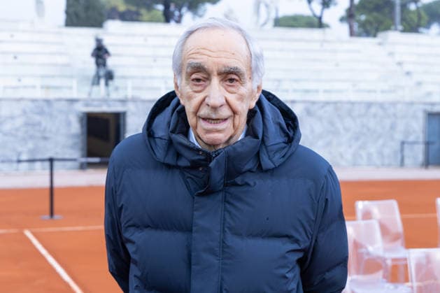 Franco Carraro during Nicola Pietrangeli s funeral chapel in Rome  Copyright: xMatteoxNardonex xipa-agency.netx xMatteoxNardonex IPA_Agency_IPA68674359