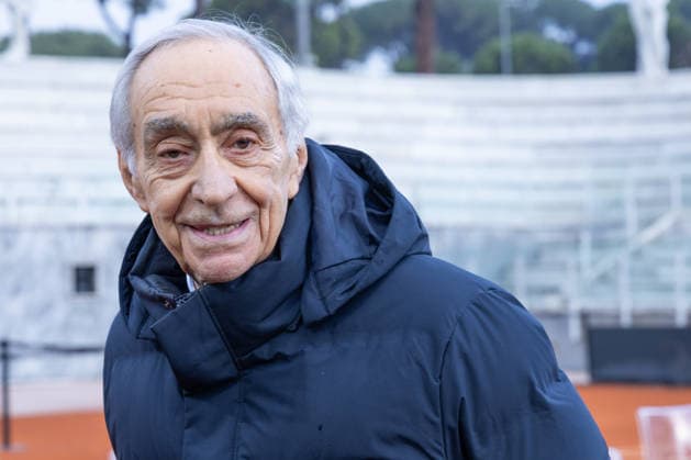 Franco Carraro during Nicola Pietrangeli s funeral chapel in Rome  Copyright: xMatteoxNardonex xipa-agency.netx xMatteoxNardonex IPA_Agency_IPA68674365