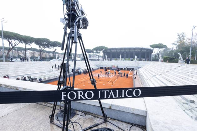 Nicola Pietrangeli s funeral chapel inside the tennis stadium named after him at the Foro Italico in Rome.  Copyright: xMatteoxNardonex xipa-agency.netx xMatteoxNardonex IPA_Agency_IPA68674513
