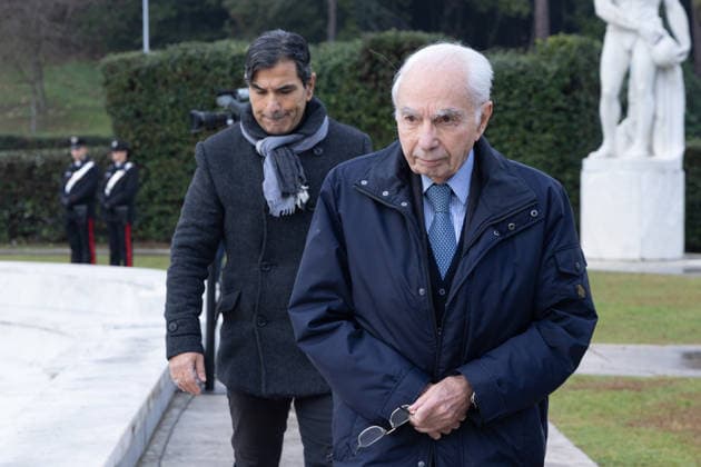 Giuliano Amato during Nicola Pietrangeli s funeral chapel in Rome  Copyright: xMatteoxNardonex xipa-agency.netx xMatteoxNardonex IPA_Agency_IPA68674529