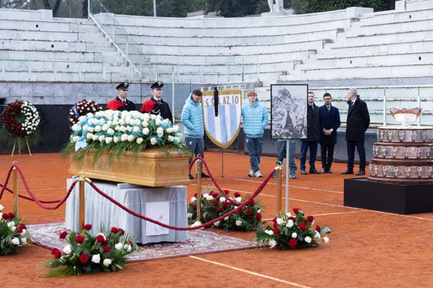 Nicola Pietrangeli s funeral chapel inside the tennis stadium named after him at the Foro Italico in Rome.  Copyright: xMatteoxNardonex xipa-agency.netx xMatteoxNardonex IPA_Agency_IPA68674571