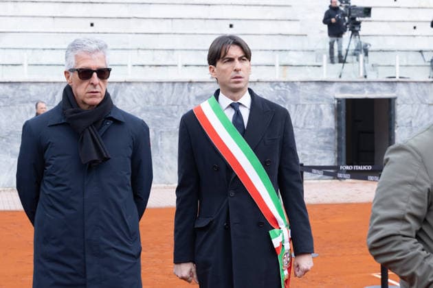 Alessandro Onorato during Nicola Pietrangeli s funeral chapel in Rome  Copyright: xMatteoxNardonex xipa-agency.netx xMatteoxNardonex IPA_Agency_IPA68674577