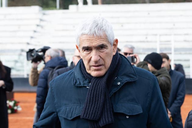 Pier Ferdinando Casini during the funeral chapel of Nicola Pietrangeli in Rome.  Copyright: xMatteoxNardonex xipa-agency.netx xMatteoxNardonex IPA_Agency_IPA68674745