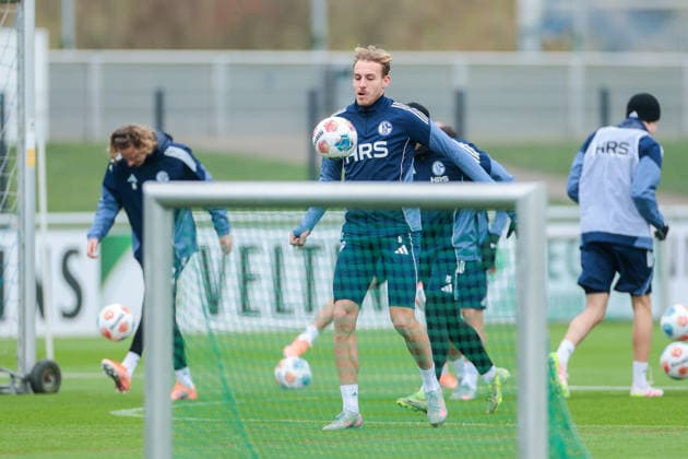03 12 2025, Football, Season 2025 2026, 2 Bundesliga, Training FC Schalke 04, Timo Becker FC Schalke 04 , Gelsenkirchen Training ground FC Schalke 04 NRW Germany xRHR PHOTO DEx Copyright: EWERT RHR-FOTOx RHR-FOTO DE