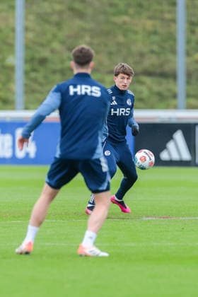 03 12 2025, Football, Season 2025 2026, 2 Bundesliga, Training FC Schalke 04, Max Grüger FC Schalke 04 , Gelsenkirchen Training ground FC Schalke 04 NRW Germany xRHR PHOTO DEx Copyright: EWERT RHR-FOTOx RHR-FOTO DE