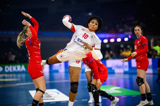 DORTMUND, GERMANY - 3 DECEMBER, 2025: Kassoma Albertina Da Cruz - Women s Handball World Championship, WM, Weltmeisterschaft 2025 at Westfallenhalle.  Copyright: xVitaliixKliuievx