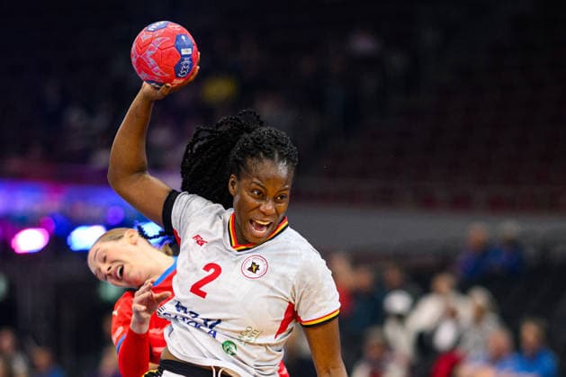 DORTMUND, GERMANY - 3 DECEMBER, 2025: Nenganga Vilma Pegado - Women s Handball World Championship, WM, Weltmeisterschaft 2025 at Westfallenhalle.  Copyright: xVitaliixKliuievx