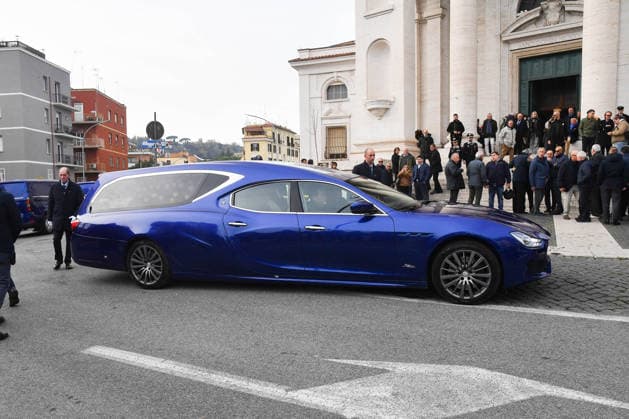 ROME, Funeral of Nicola Pietrangeli. Pictured: the arrival of the coffin.  Copyright: xD ANGELO LANDIx xipa-agency.netx xDxAngelo Landix IPA_Agency_IPA68685738